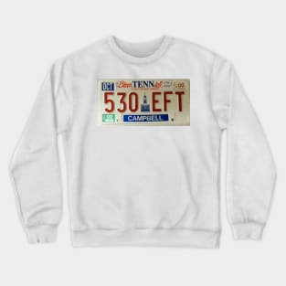 Tennessee Licence Plate USA Crewneck Sweatshirt